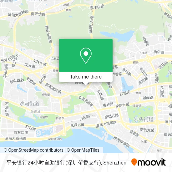 平安银行24小时自助银行(深圳侨香支行) map