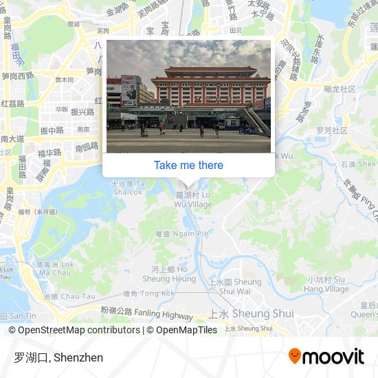 罗湖口 map