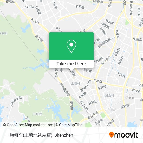 一嗨租车(上塘地铁站店) map