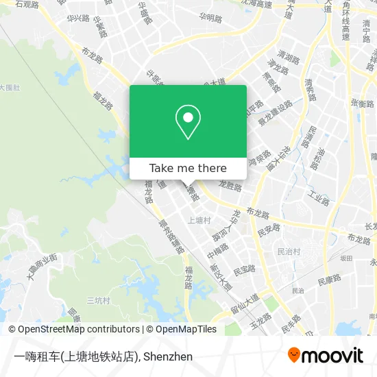 一嗨租车(上塘地铁站店) map