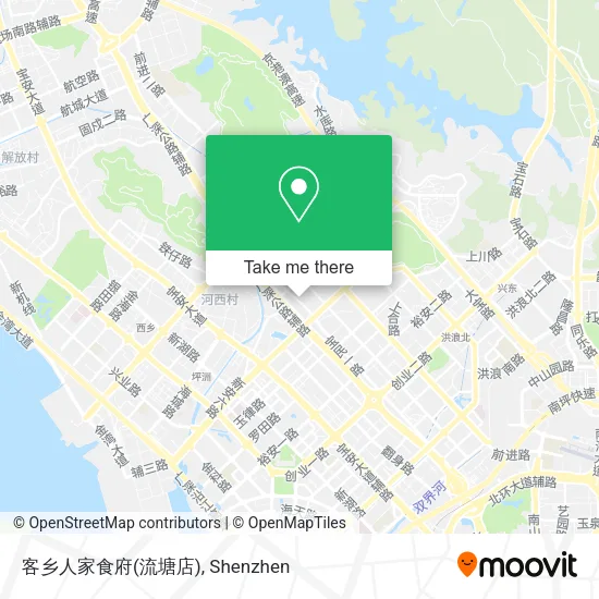客乡人家食府(流塘店) map