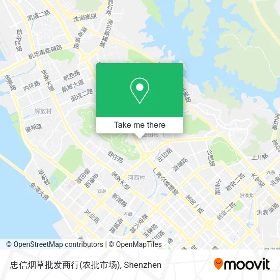 忠信烟草批发商行(农批市场) map