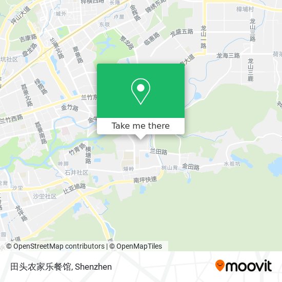 田头农家乐餐馆 map