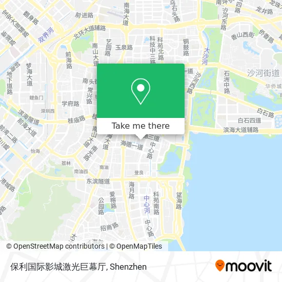 保利国际影城激光巨幕厅 map
