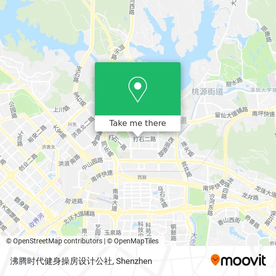 沸腾时代健身操房设计公社 map