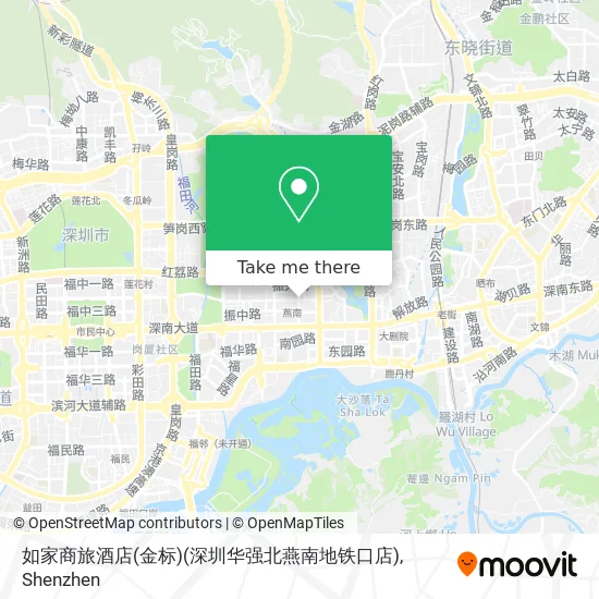 如家商旅酒店(金标)(深圳华强北燕南地铁口店) map