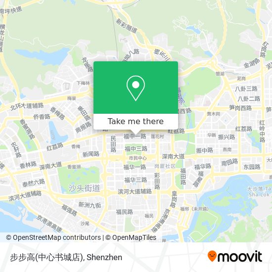 步步高(中心书城店) map