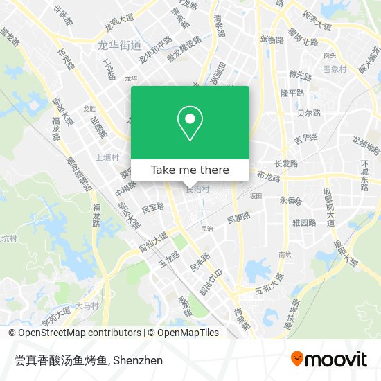尝真香酸汤鱼烤鱼 map