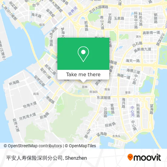 平安人寿保险深圳分公司 map