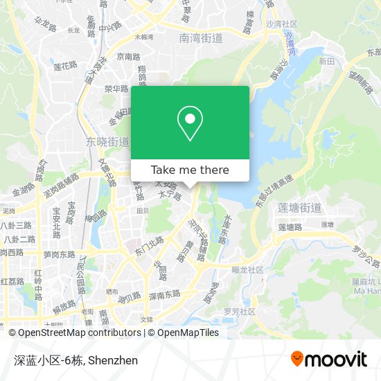 深蓝小区-6栋 map