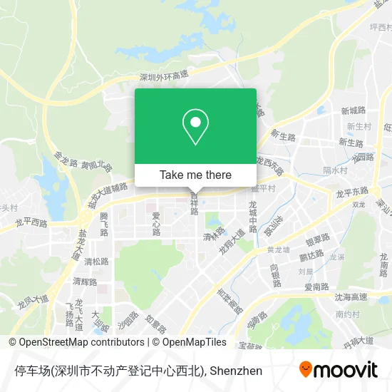 停车场(深圳市不动产登记中心西北) map