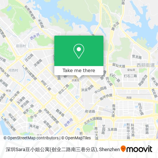 深圳Sara豆小姐公寓(创业二路南三巷分店) map