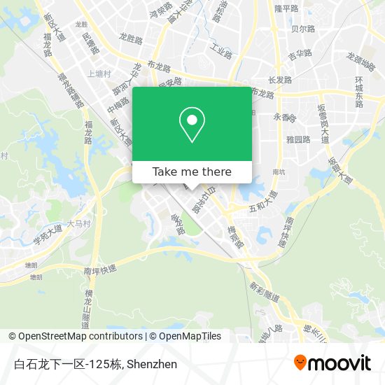 白石龙下一区-125栋 map