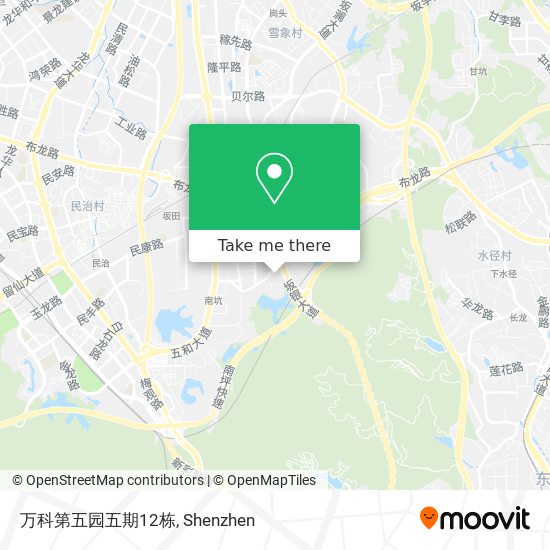 万科第五园五期12栋 map