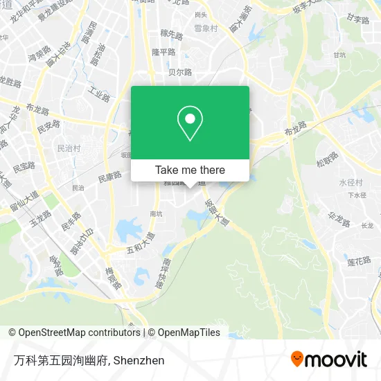 万科第五园洵幽府 map