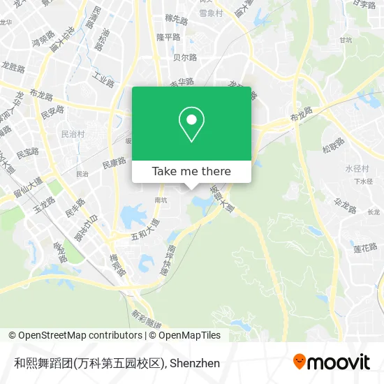 和熙舞蹈团(万科第五园校区) map
