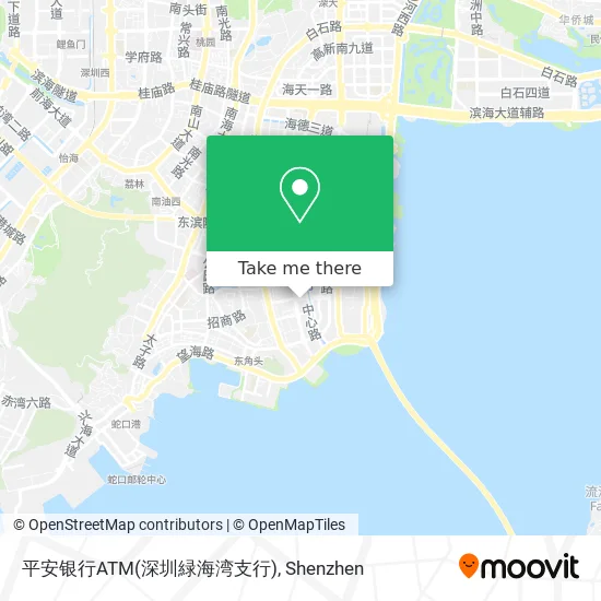 平安银行ATM(深圳緑海湾支行) map