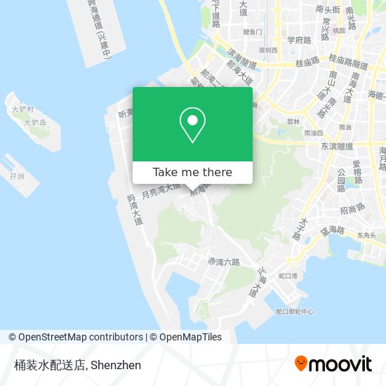 桶装水配送店 map