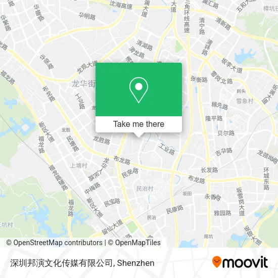 深圳邦演文化传媒有限公司 map