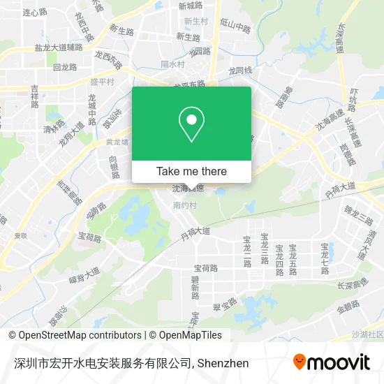 深圳市宏开水电安装服务有限公司 map