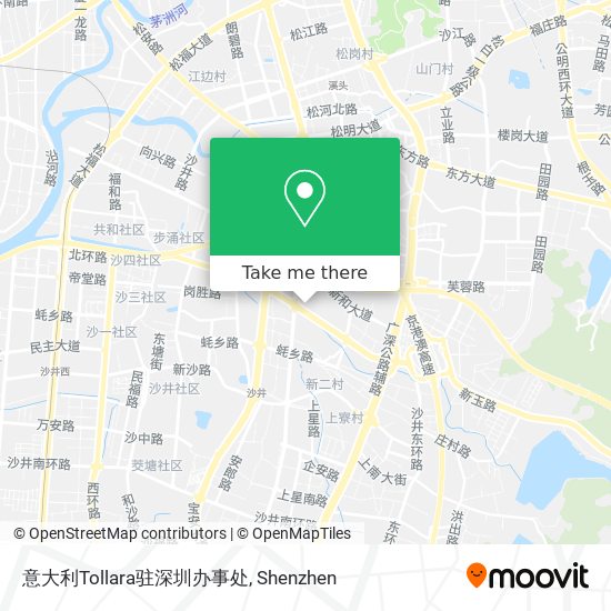 意大利Tollara驻深圳办事处 map