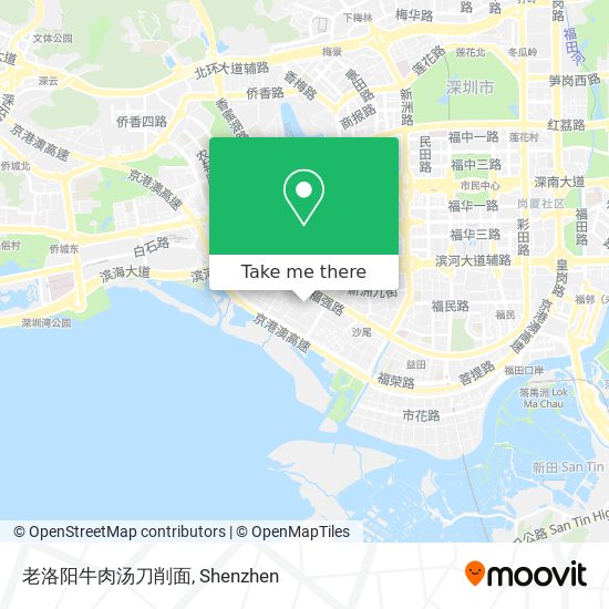 老洛阳牛肉汤刀削面 map
