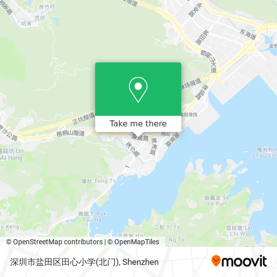 深圳市盐田区田心小学(北门) map
