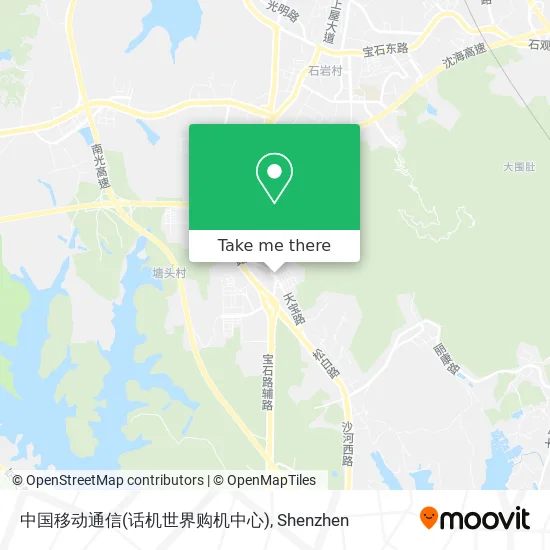中国移动通信(话机世界购机中心) map