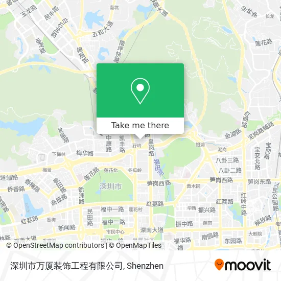 深圳市万厦装饰工程有限公司 map