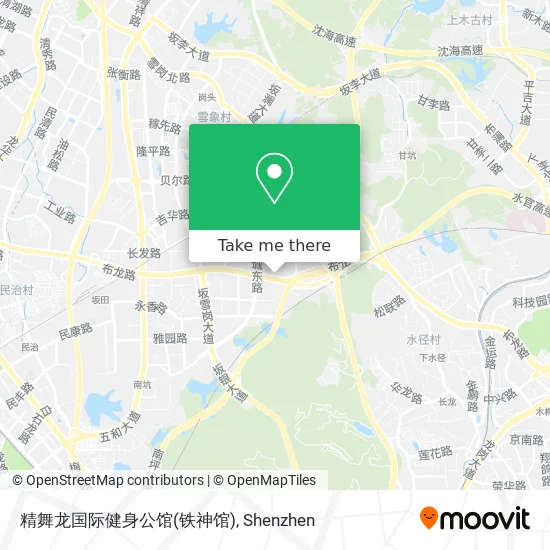 精舞龙国际健身公馆(铁神馆) map