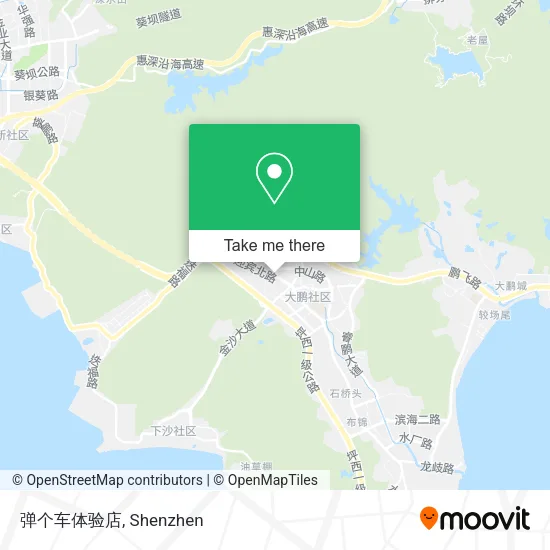 弹个车体验店 map