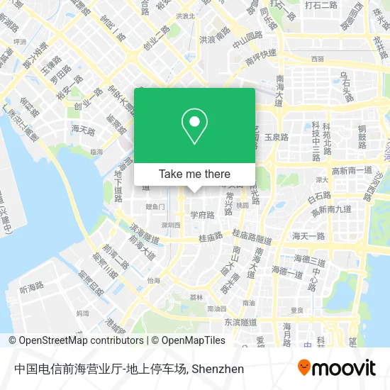 中国电信前海营业厅-地上停车场 map