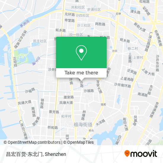 昌宏百货-东北门 map