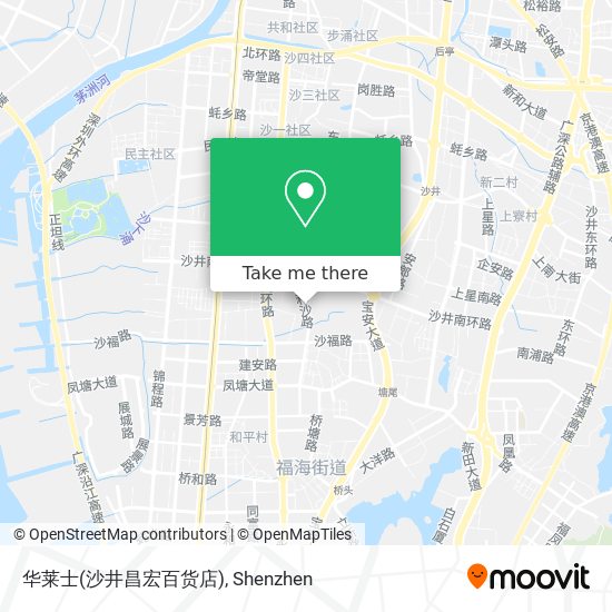 华莱士(沙井昌宏百货店) map