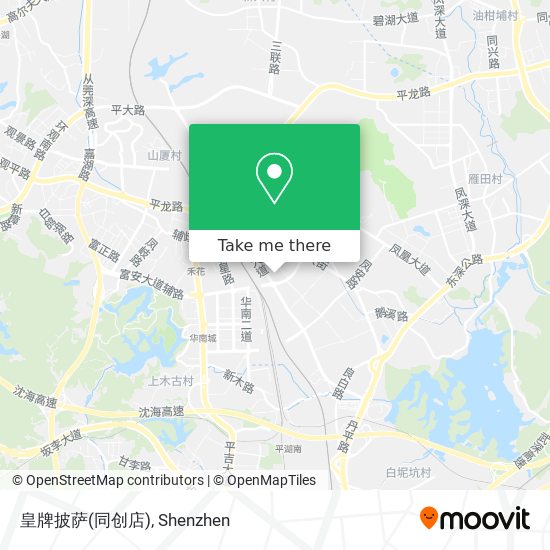 皇牌披萨(同创店) map