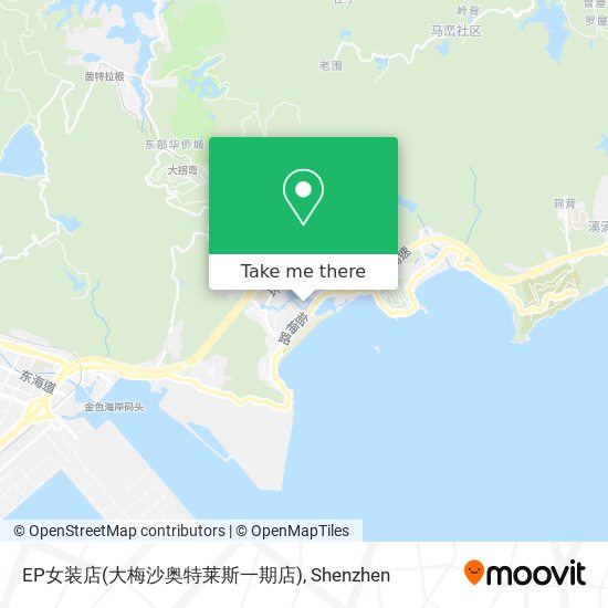 EP女装店(大梅沙奥特莱斯一期店) map