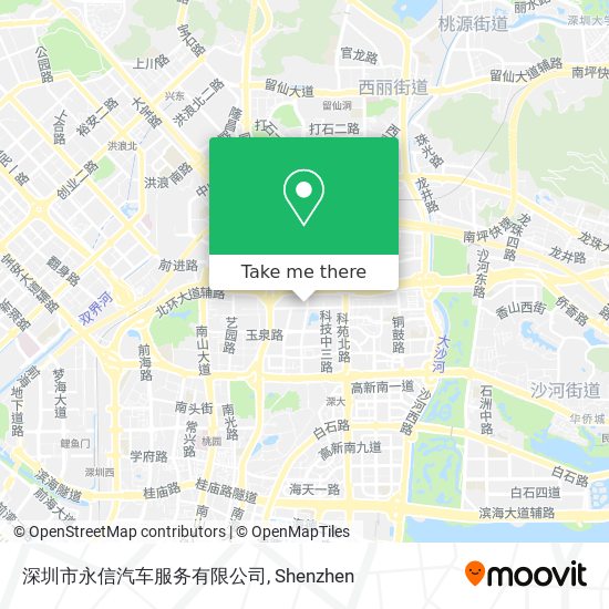 深圳市永信汽车服务有限公司 map
