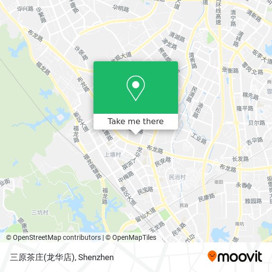 三原茶庄(龙华店) map
