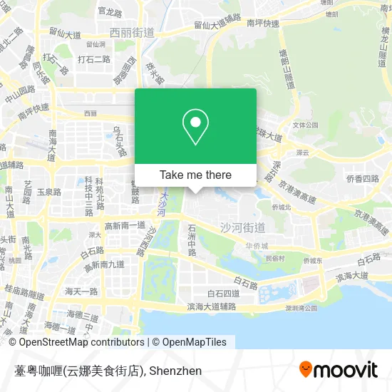 薹粤咖喱(云娜美食街店) map