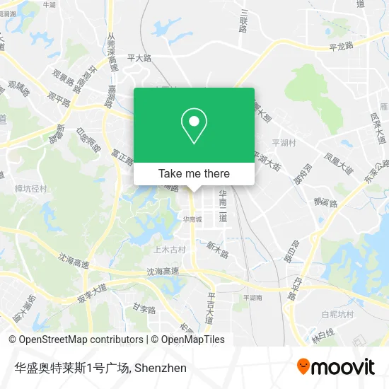 华盛奥特莱斯1号广场 map