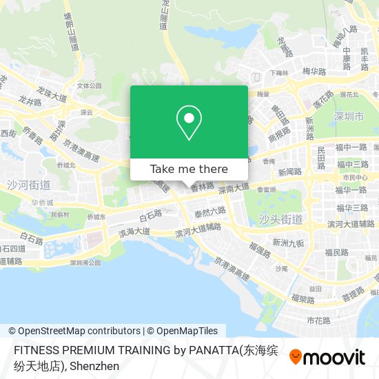 FITNESS PREMIUM TRAINING by PANATTA(东海缤纷天地店) map
