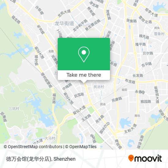 德万会馆(龙华分店) map