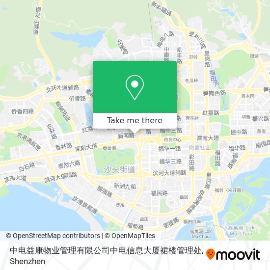 中电益康物业管理有限公司中电信息大厦裙楼管理处 map