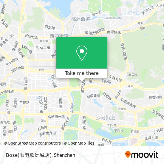 Bose(顺电欧洲城店) map