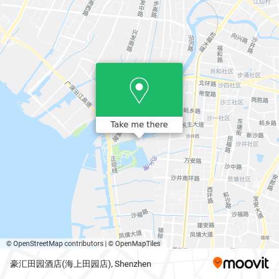 豪汇田园酒店(海上田园店) map