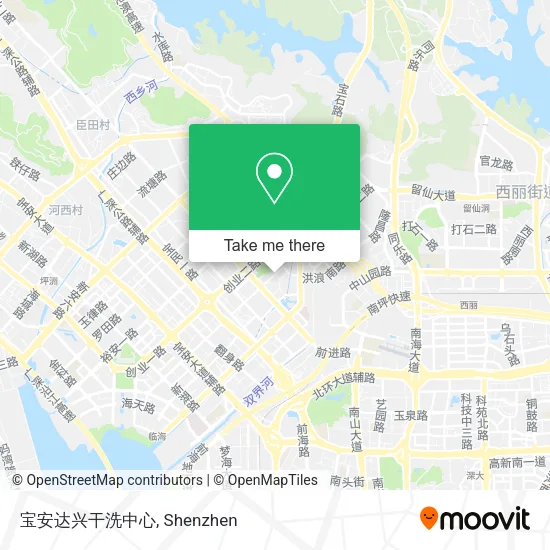 宝安达兴干洗中心 map