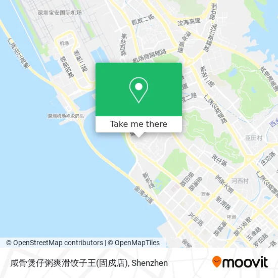 咸骨煲仔粥爽滑饺子王(固戍店) map