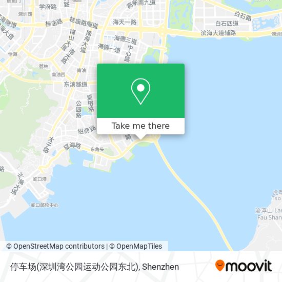 停车场(深圳湾公园运动公园东北) map