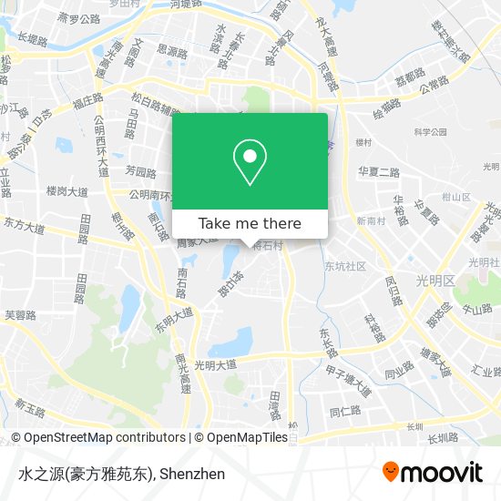 水之源(豪方雅苑东) map