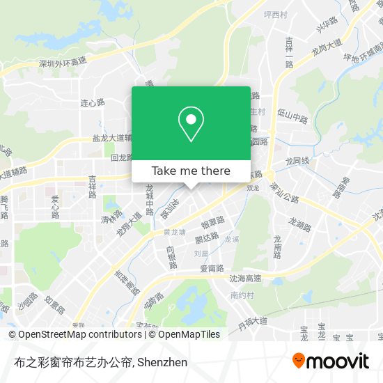 布之彩窗帘布艺办公帘 map
